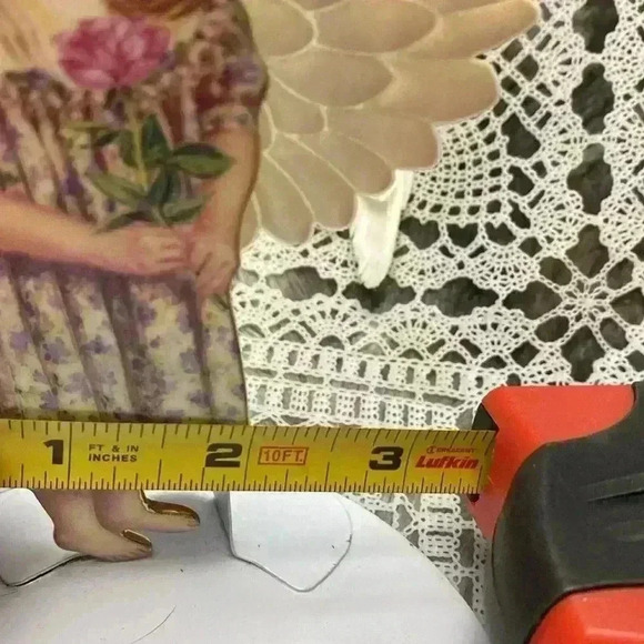 Bradford Exchange Heaven's Little Angels Porcelain Xmas Tree Ornaments Set  of 5 - Picture 10 of 16